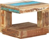 vidaXL Salontafel basse 45 x 45 x 40 cm Bois massif de récupération