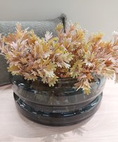 Fidrio - Bol décoratif - Domestique - Glas - Noir fumé - 33x15cm