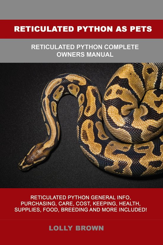 Reticulated Python as Pets - cover