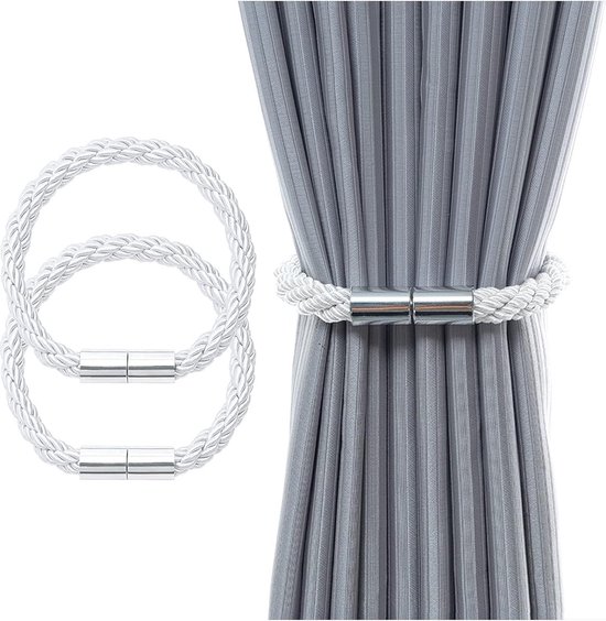 Supports de rideaux magnétiques, lune, étoile, rideaux, boucles, rideaux, clips, corde, support de rideau arrière, boucles, attaches de rideaux, supports de rideaux pour la décoration de la maison, lot de 2