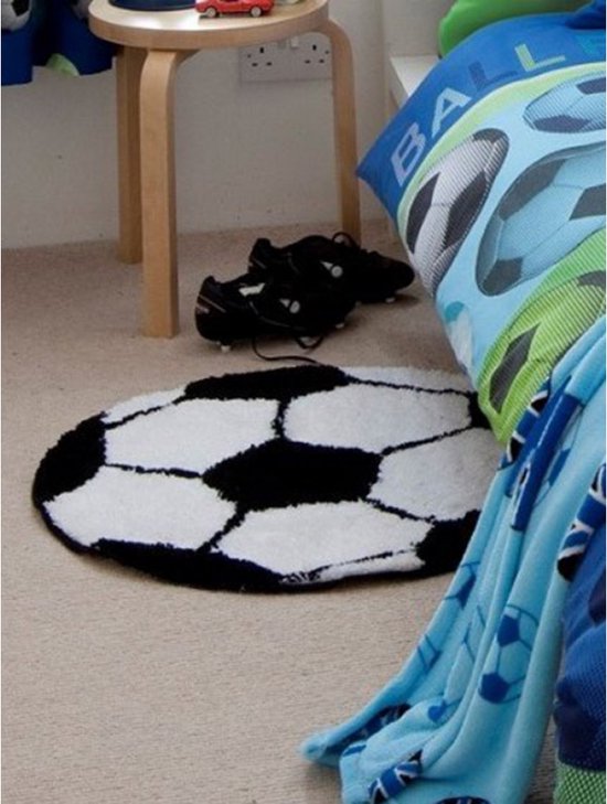 Rond vloerkleed kinderkamer Hartjes 3D - roze/crème 120 cm rond
