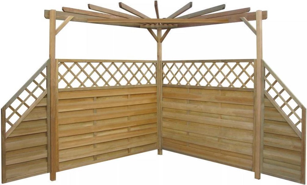 Houten Rozenboog Pergola Tuin 256x256x225 cm / Boog