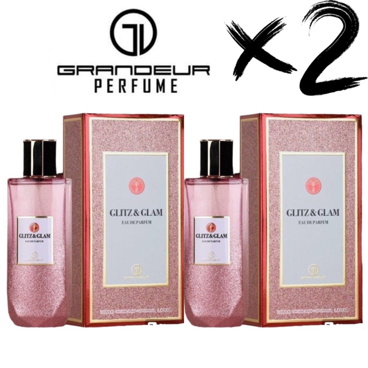 Goedkoopste GRANDEUR Perfume GLITZ & GLAM, 2 x 100ml