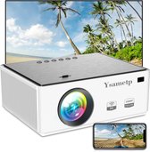 Bol.com 5G + WiFi Full HD 1080P Mini Projector 8000L voor Thuisbioscoop met TV Stick/Telefoon/PS5 aanbieding