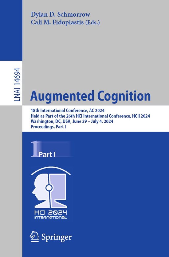 Springer Nature Proceedings Computer Science 1 - Augmented C ... - cover