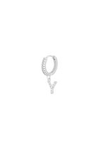 Boucles d'oreilles Lettre Y Argent Cuivre