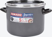 Superior Soeppan - Ø 24 cm - 6 liter - Met anti-aanbaklaan - Actief koken met 5 lagen - Gemakkelijk schoonmaken