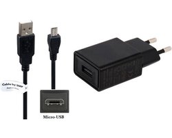 OneOne 2A lader + 1,8m extra sterke Micro USB kabel. TUV / GS 100% veilig. Oplader adapter past op Lenovo A3300, A3500, A5500, Yoga Tab 3 10, Yoga Tab 3 8 + Plus, Yoga Tab 3 Pro, Yoga 10 HD (B8080)