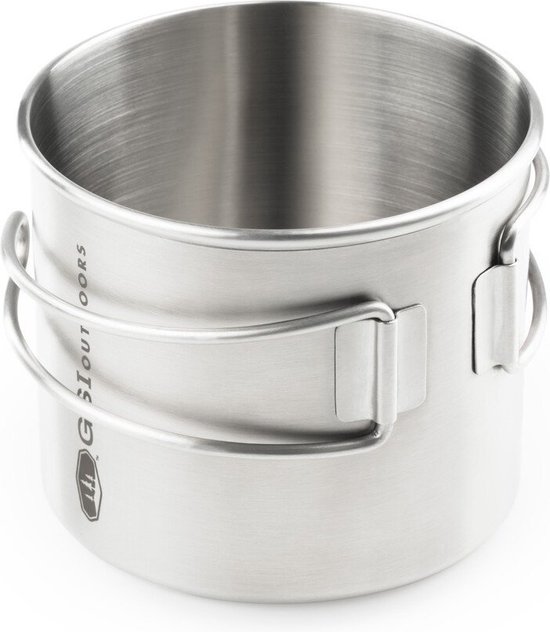 GSI Outdoors Glacier Stainless Mok/Pot 591ml - lichtgewicht - compact — afbeelding 2