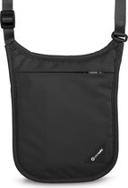 Pacsafe Nektas - 18 x 15 x 0.5 cm - RFID-blokkerend - Waterafstotend - Verstelbaar - Schoudertas - Zwart