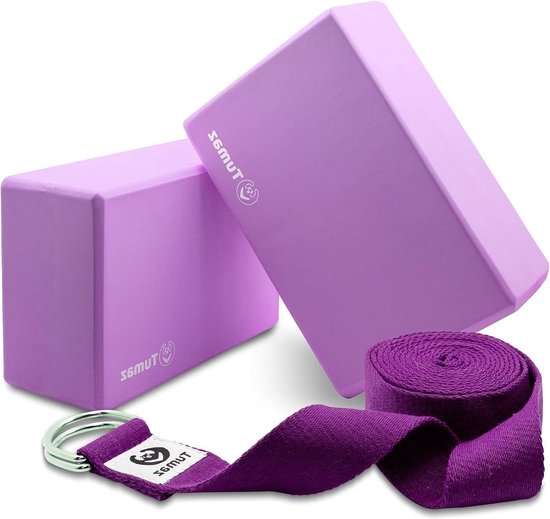 Yoga Blokken Set - Premium Strap