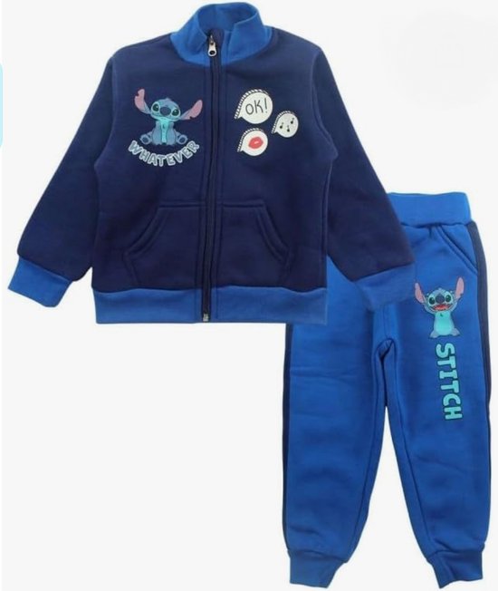 Foto: Disney lilo stitch set joggingpak vrijetijdspak vest broek maat 122 128