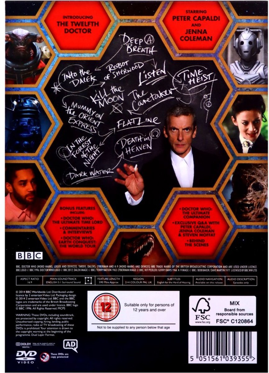 Doctor Who - The Complete Series 8 (Import) — cadeau in Games, Films & Muziek - foto 3