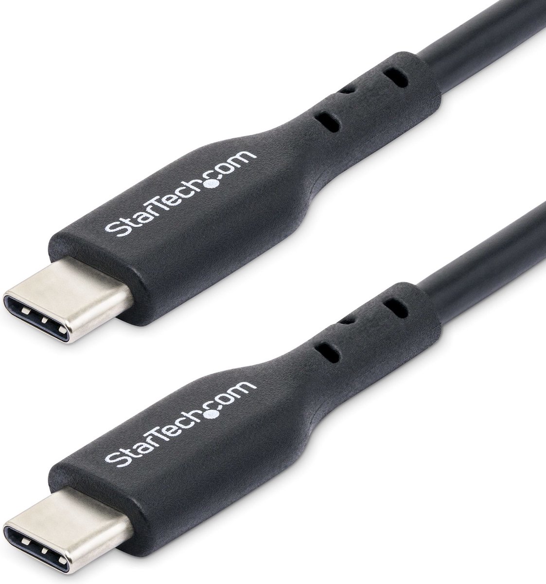 StarTech.com 2m USB-C Laadkabel, USB-C Kabel, USB 2.0 Type-C Laptop Oplaadkabel, 60W 3A Power Delivery, TPE Mantel, USB C Data Transfer Kabel, M/M