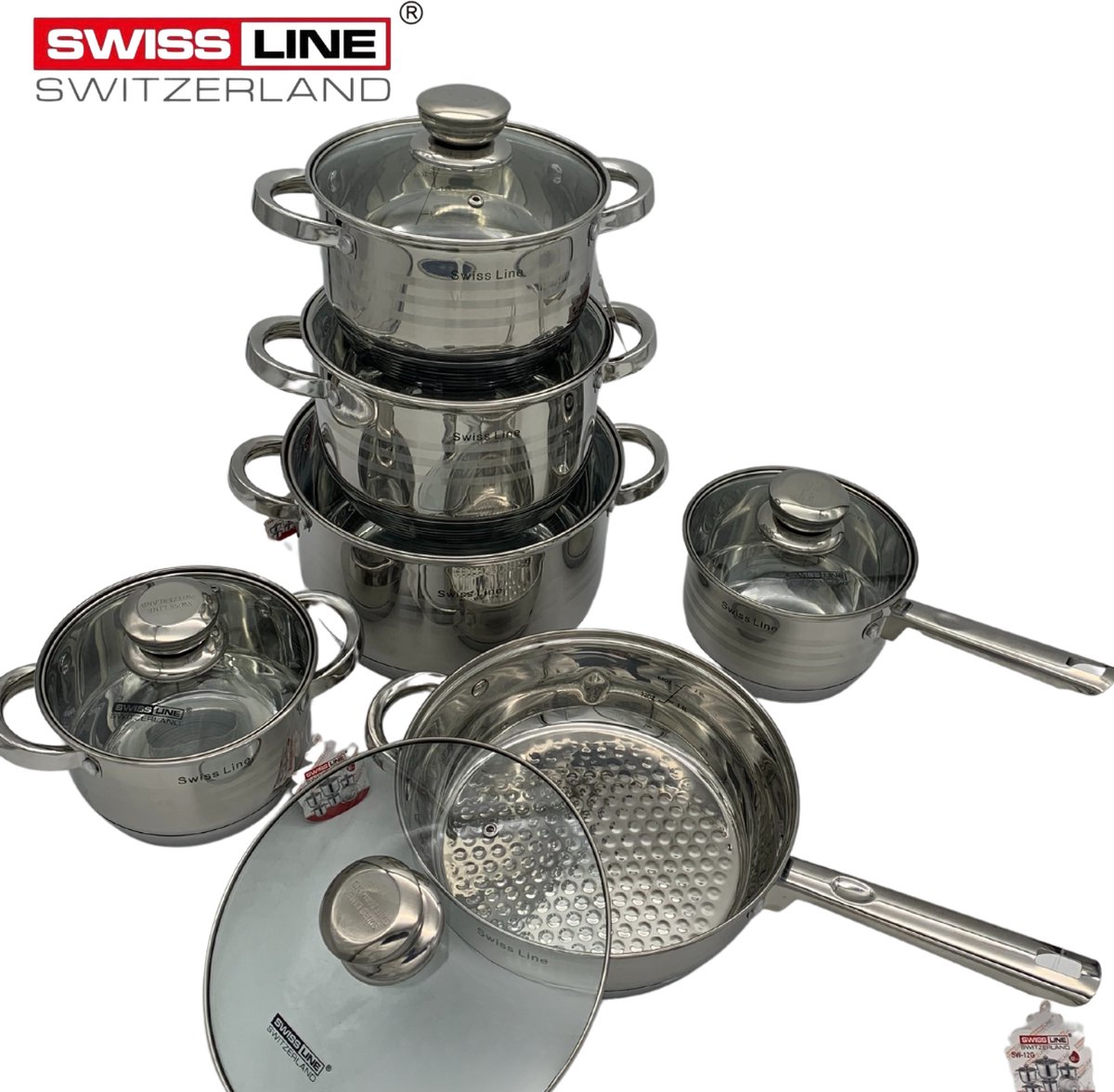 Swiss line - Pannenset - 6 delig