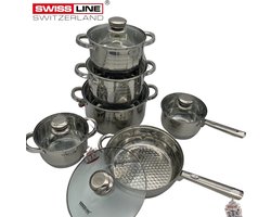 Swiss line - Pannenset - 6 delig