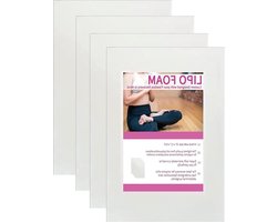 KaiHeng 4-pack Lipofoam Pad voor Post Chirurgie AB Board - Liposuctie Chirurgisch Foam Board - 8" x 11" x 0.5" - Helpt bij Liposuctie Abdominoplastiek - Armen en Dijen Vet
