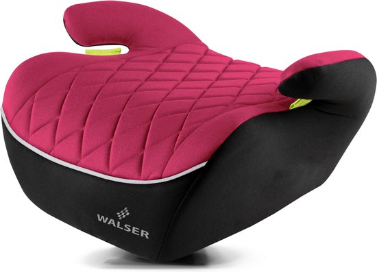 Siège enfant Andy, rehausseur de voiture Premium homologué ECE R 129, siège enfant noir/rose