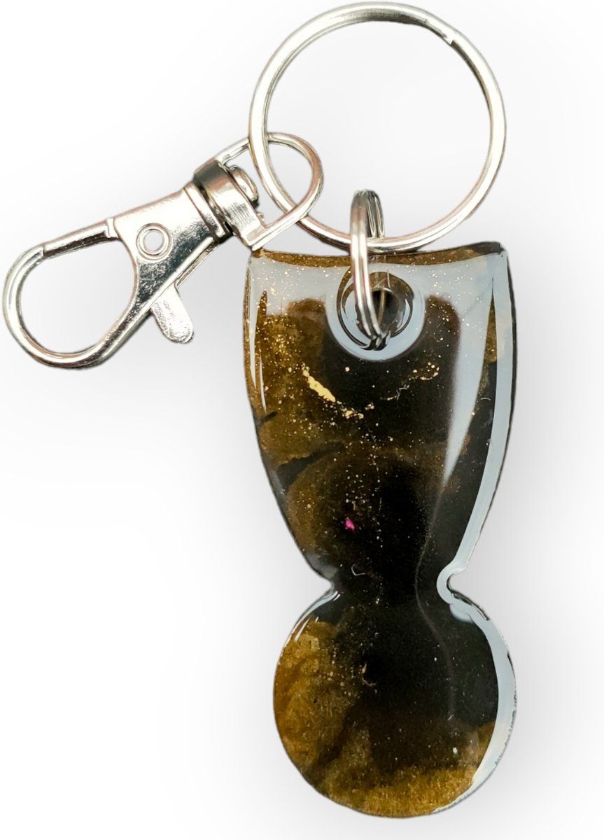 Resin Art JR: Winkelwagenmuntje / Muntje voor in winkelwagen / Sleutelhanger