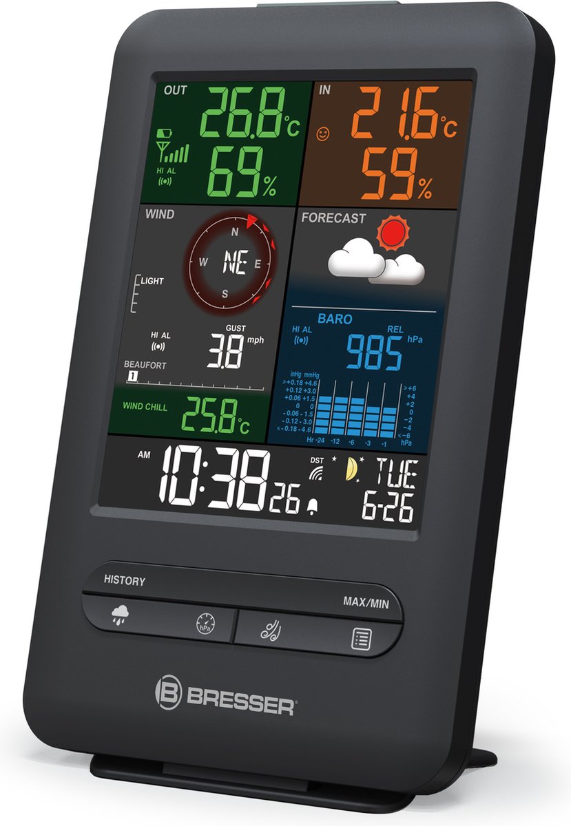 BRESSER extra basisstation voor 7002525 Beaufort weerstation 5-in-1