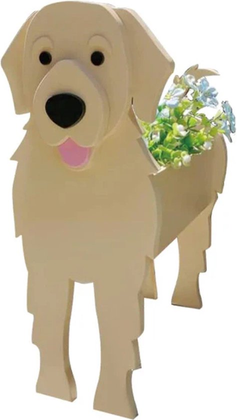 Meisje Met Gouden Hond Uit De Natuur Stock Foto - Image of labrador