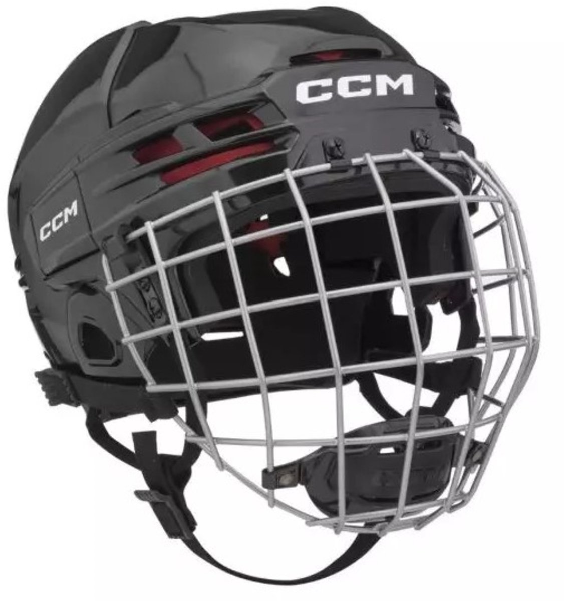 CCM - 70 Combo - IJshockeyhelm - Kinderen - 3 tot 7jr - Zwart - One Size