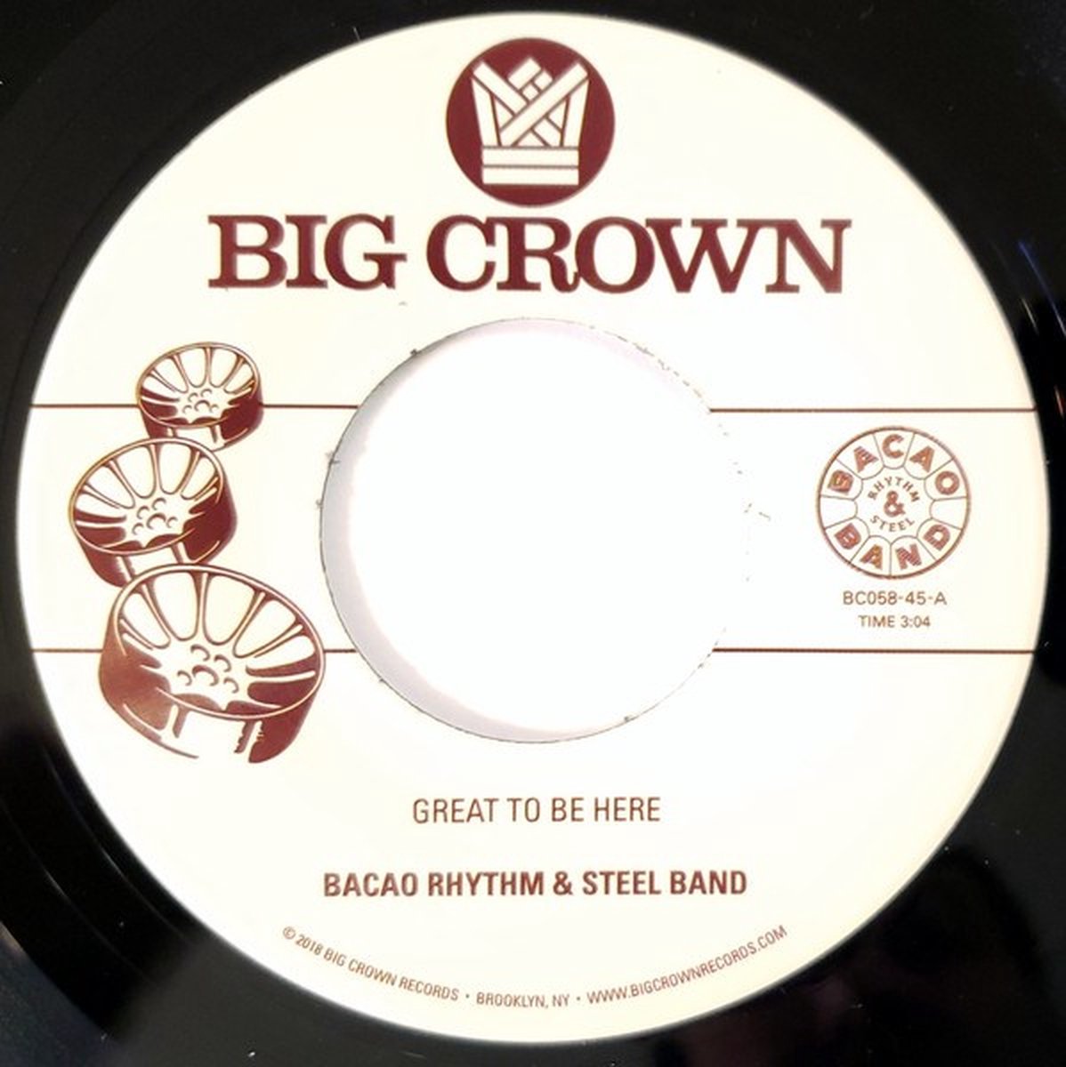 Bacao Rhythm & Steel Band - Great To Be Here (7" Single)