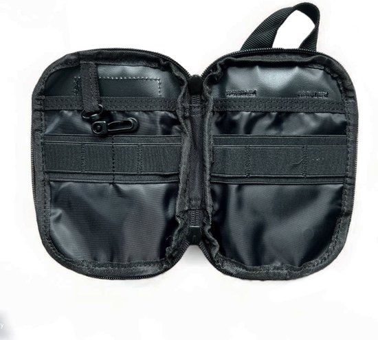 Pochette Molle - Organiseur - Zwart - Plein air - Kit de survie - Mini EDC - Airsoft - Premiers secours