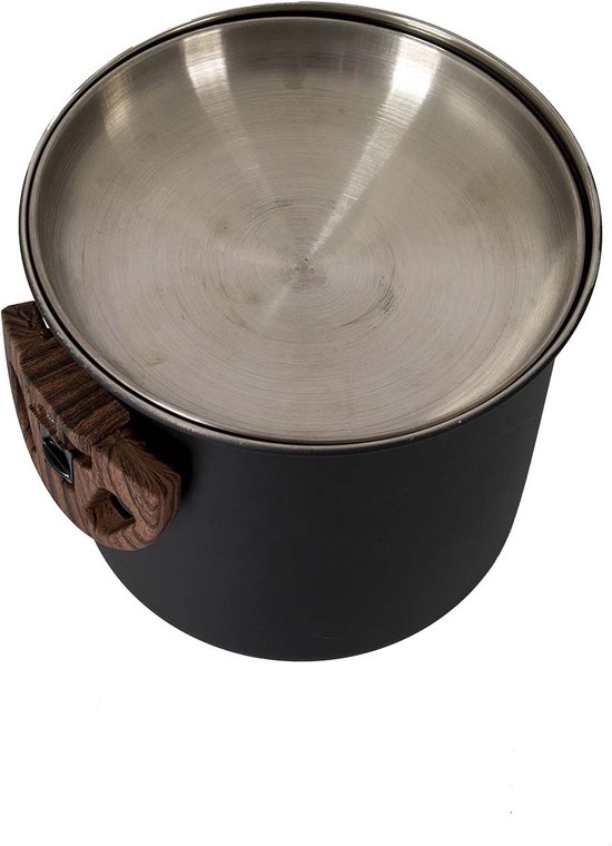 Bo-Camp - Industrial - Pannenset - Hading - Compact 2 - RVS van Bo-Camp — afbeelding 4