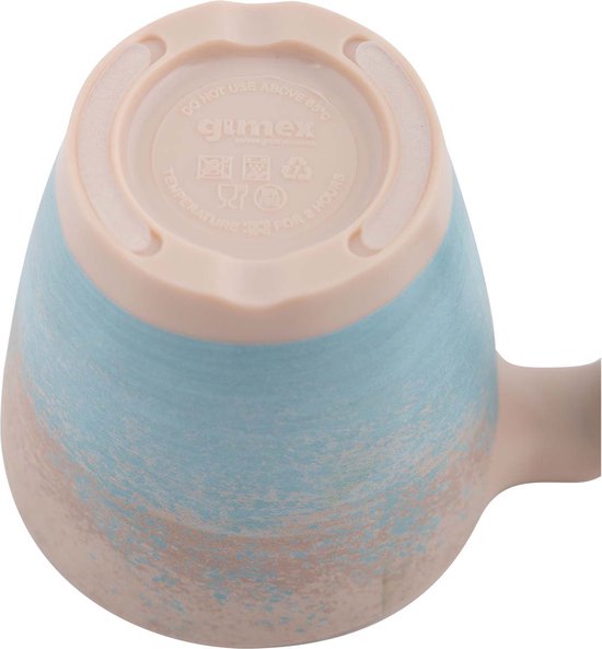 Gimex Stone Line Mok - Beige - 300 ml - 4 Stuks van GIM — afbeelding 2