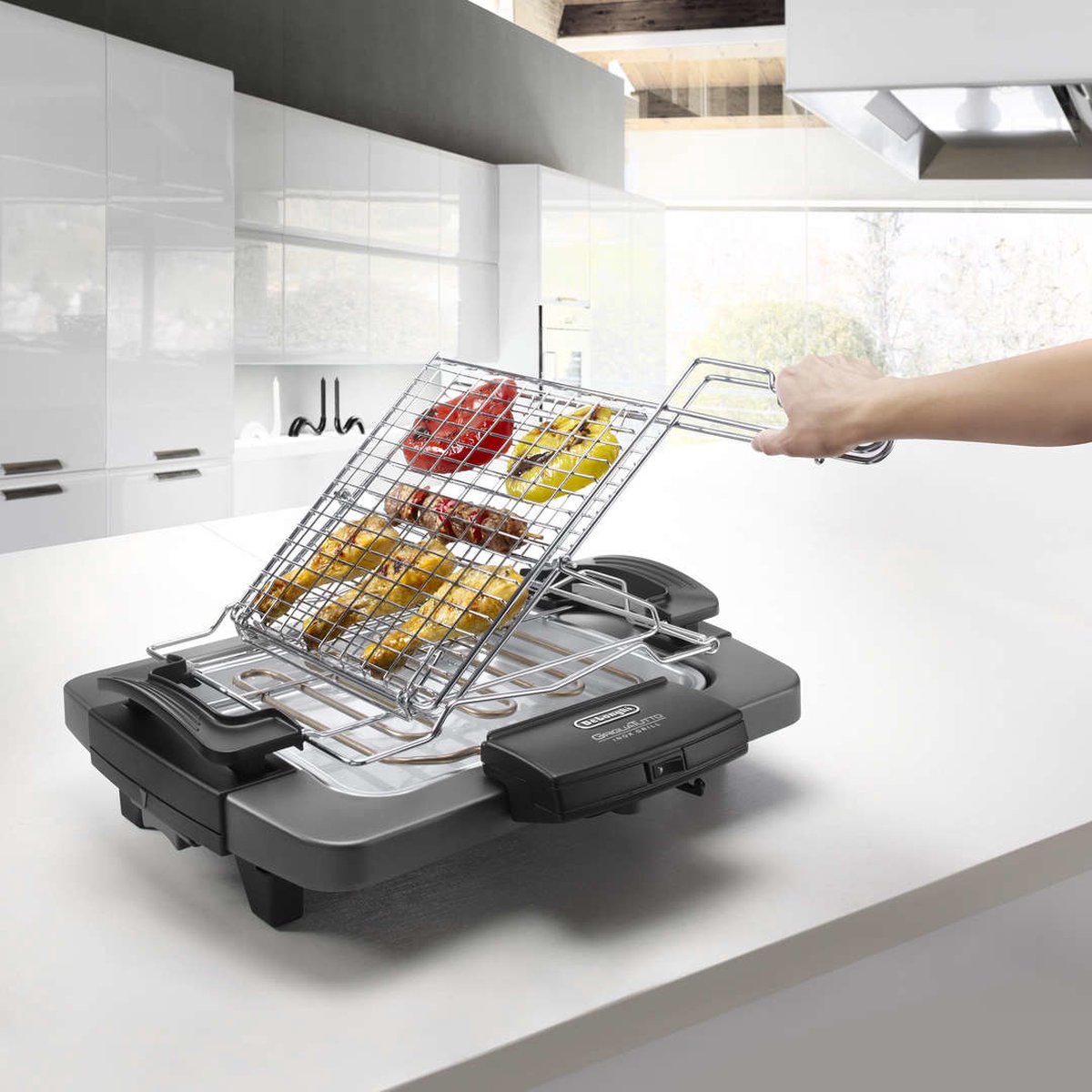 DELONGHI BQ60.X Elektrische barbecue - 1.900 W