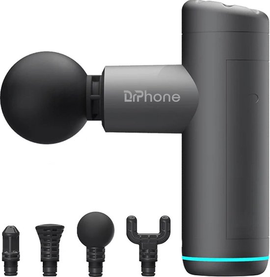 DrPhone CalmPulse Massagegun Draagbaar Donker Grijs - DrPhone - €89,95