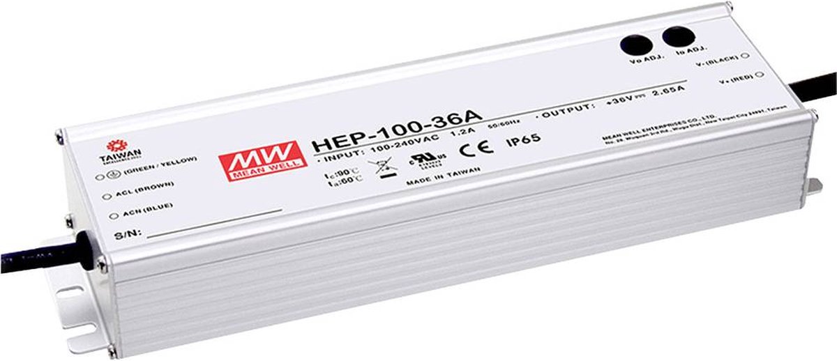 Mean Well HEP-100-12A Industriële netvoeding 12 V/DC 8.34 A 100 W