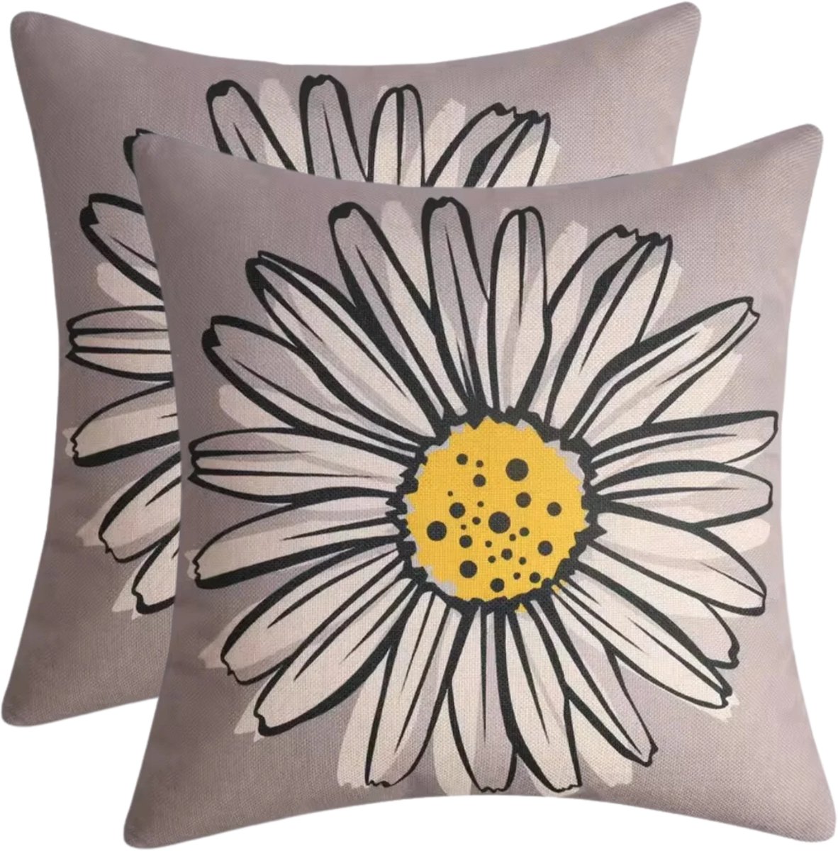 buitenkussen hoes 2stuks 45x45 art bloemen design8