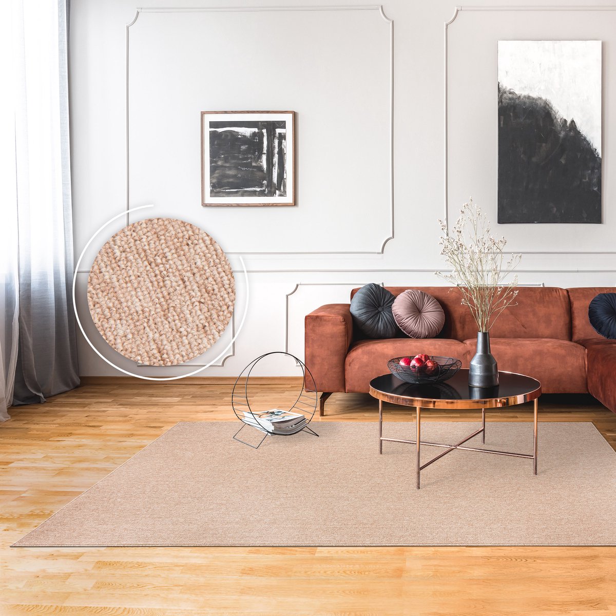 Paco Home Vloerkleed Woonkamer Laagpolig Eenkleurig Zacht Wasbaar In Wasmachine 240x330 cm
