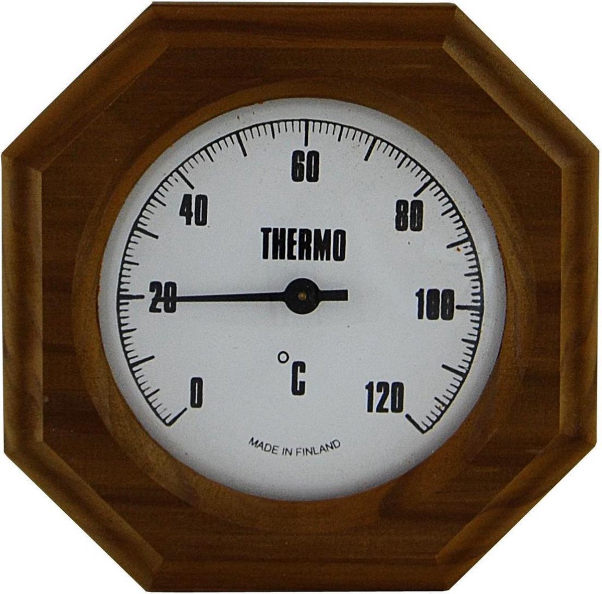 Saunia - sauna thermometer - heat treated wood - saunia