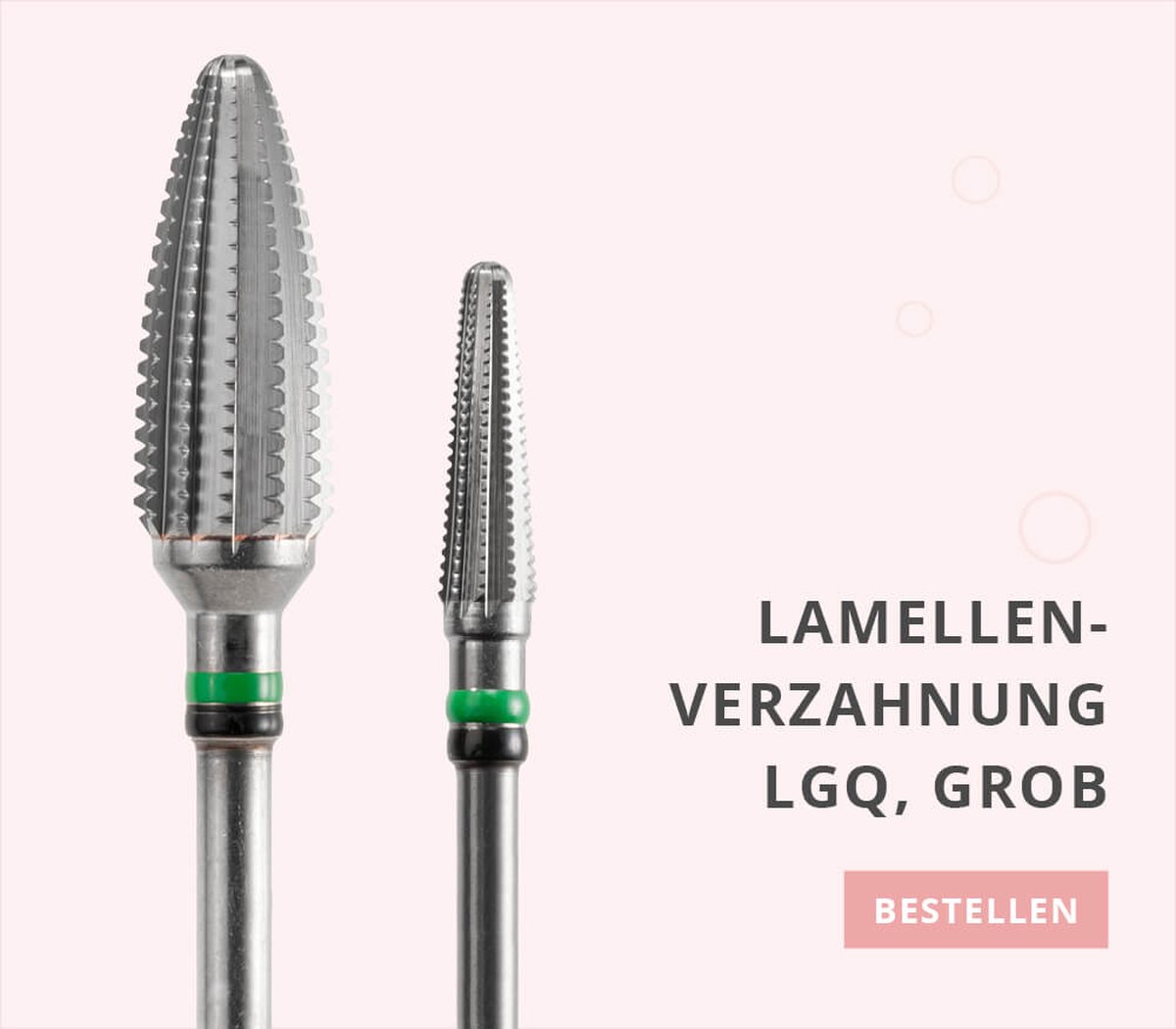 Freesje - tungsten Acurata -Conisch Lange Nagelfrees - LGQ - Tungsten/Carbide - Ø 4.0 mm - verwijderen van verdikte nagels, schimmel nagels, gellak, acryl, gelpolish met freesreiniger