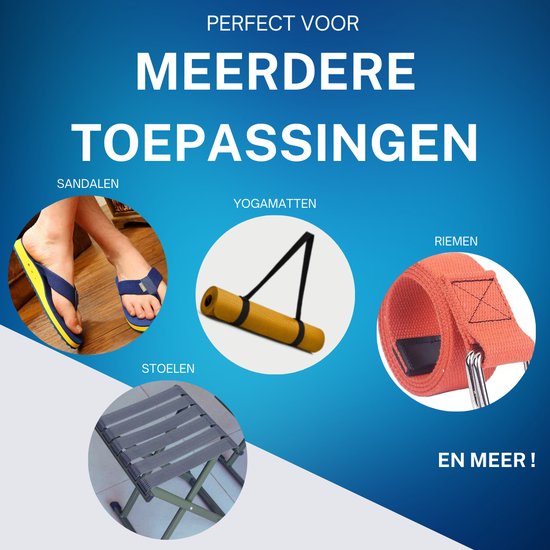 CEINTURE SAC DE 3 MÈTRES EN COTON 4CM