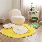 Tapis, Tapis de sol Citron, Tapis, Tapis, Enfant - Chambre d'enfant-Salle de bain - Badmat-Lavable - Antidérapant-50*80cm
