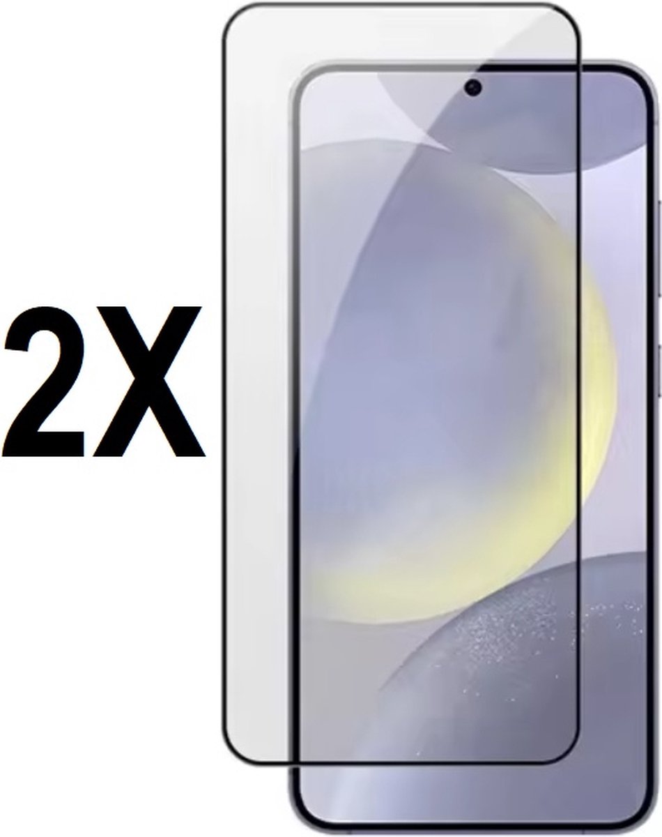 Screenz® - Matte Screenprotector geschikt voor Samsung Galaxy S24 Plus - Tempered glass - Screen protector geschikt voor S24 Plus - Beschermglas - Mat Glasplaatje - 2 stuks