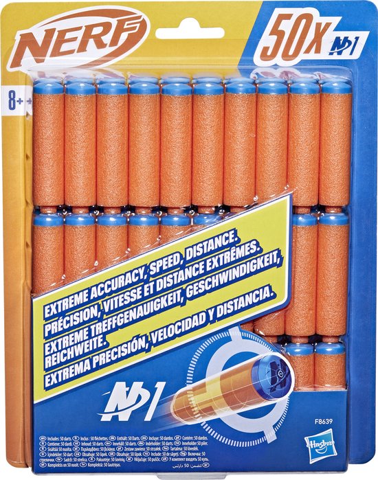 NERF N Series N1 Refill pack - met 50 Officiële Nerf N1 Darts - Nerf N1 Pijltjes