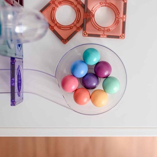 CONNETIX - Magnetisch Tegels - Pastel Ballenpakket - 16 Stuks - Magnetisch Speelgoed
