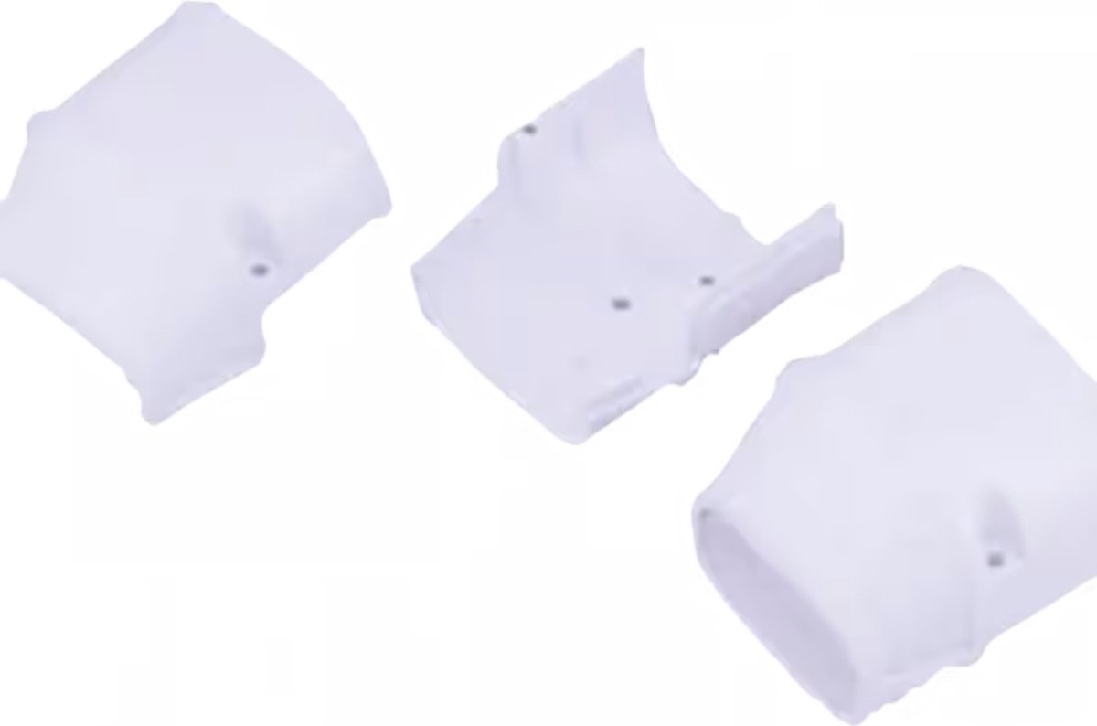 Evolar Airco Eindstuk - Wit - 75 x 63 MM