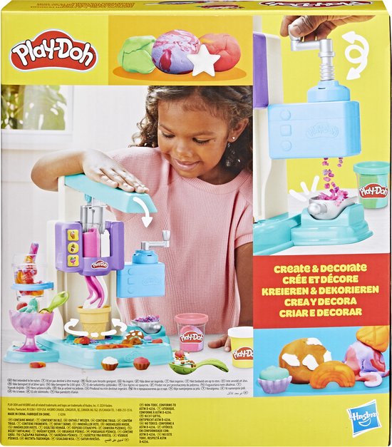 Play-Doh Rainbow Softijs Speelset - Boetseerklei - Inclusief 5 Play-Doh potjes