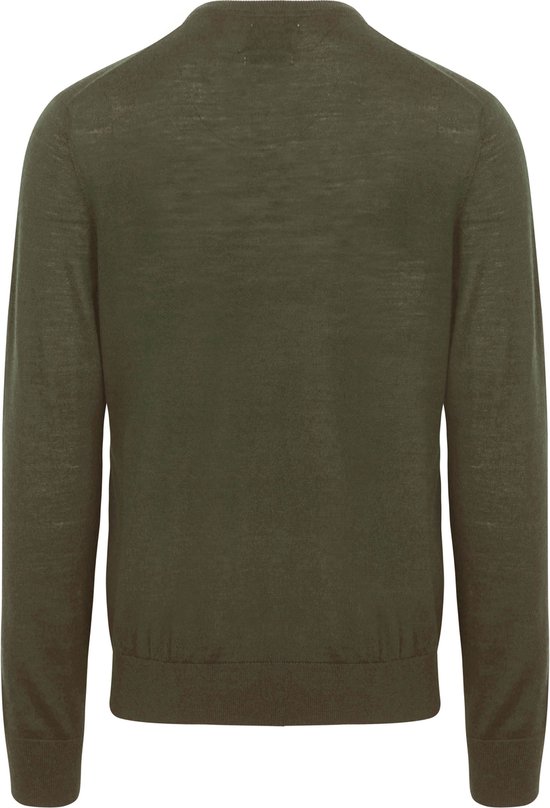 King Essentials The John Pullover Merino Army Green - Taille XXL - Homme - Pulls