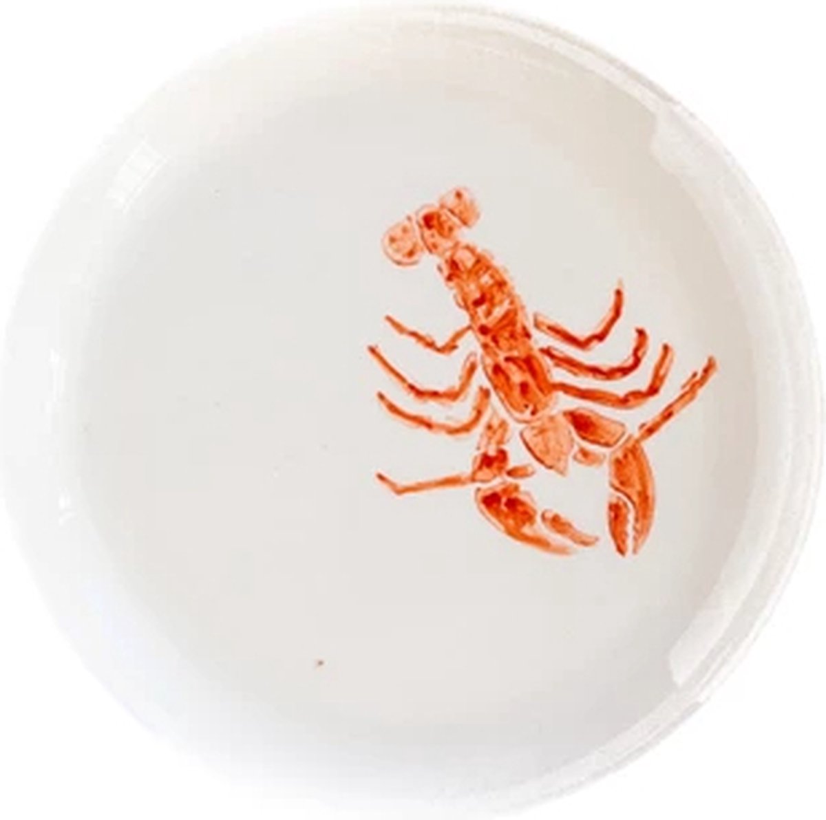 Val Pottery Foolish kreeftbord D29.5cm H3cm
