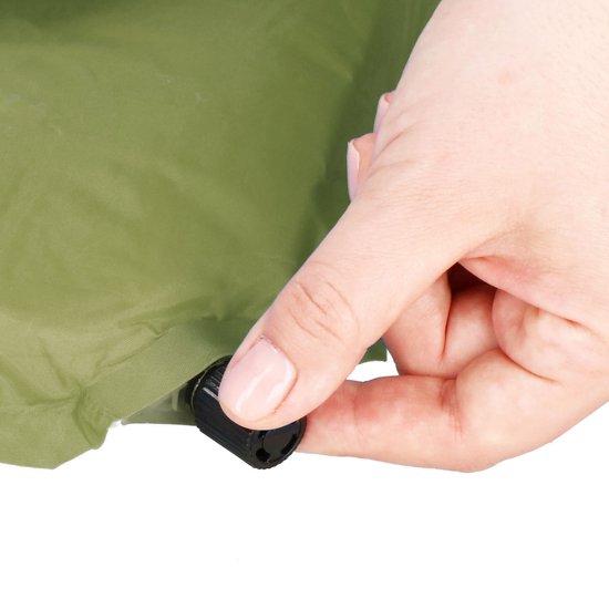 Springos Slaapmat | Zelfopblazend | Inclusief Hoes | Groen | 180 Cm — afbeelding 2