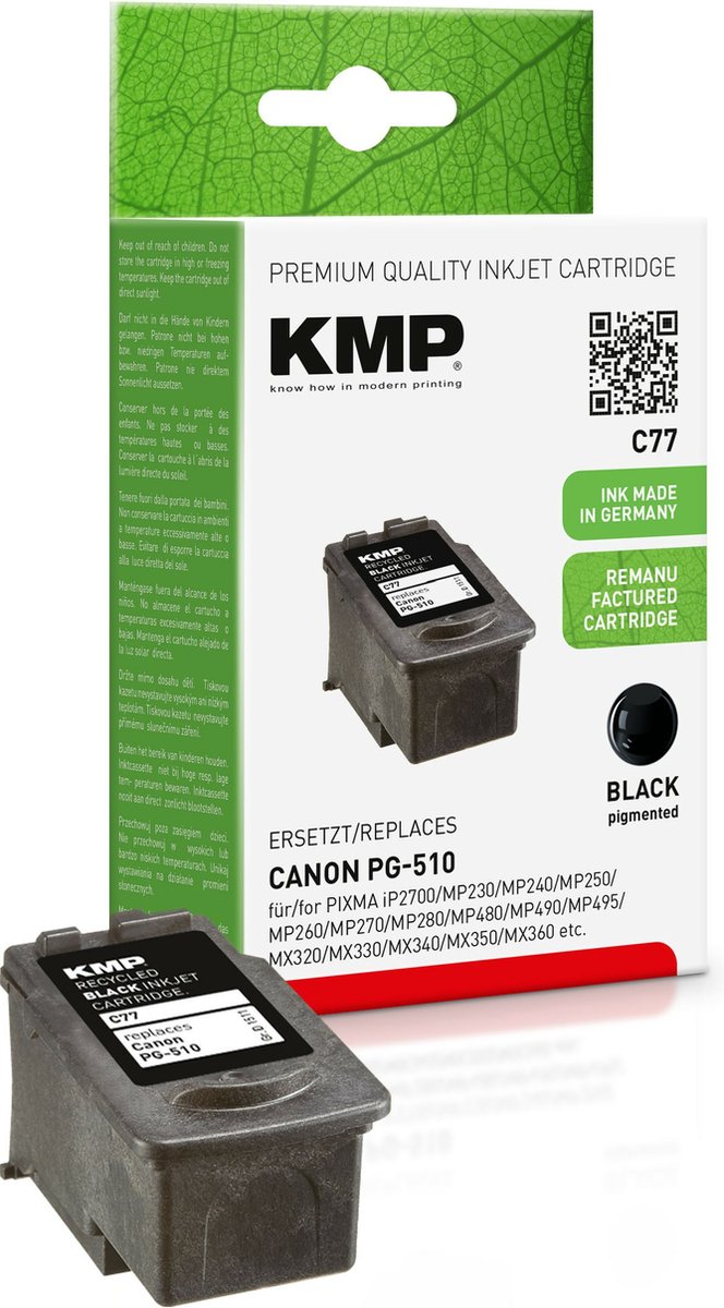 KMP C77 inktcartridge 1 stuk(s) Zwart