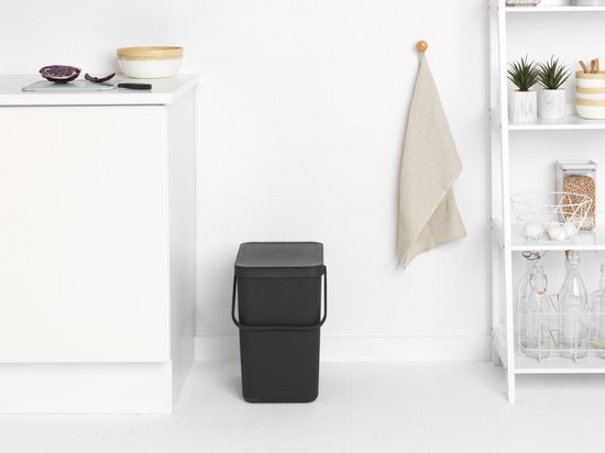 Brabantia Sort & Go poubelle 25 litres - Dark Grey