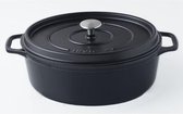 INVICTA Ovale braadpan - � 27 cm - Zwart - Alle warmtebronnen inclusief inductie